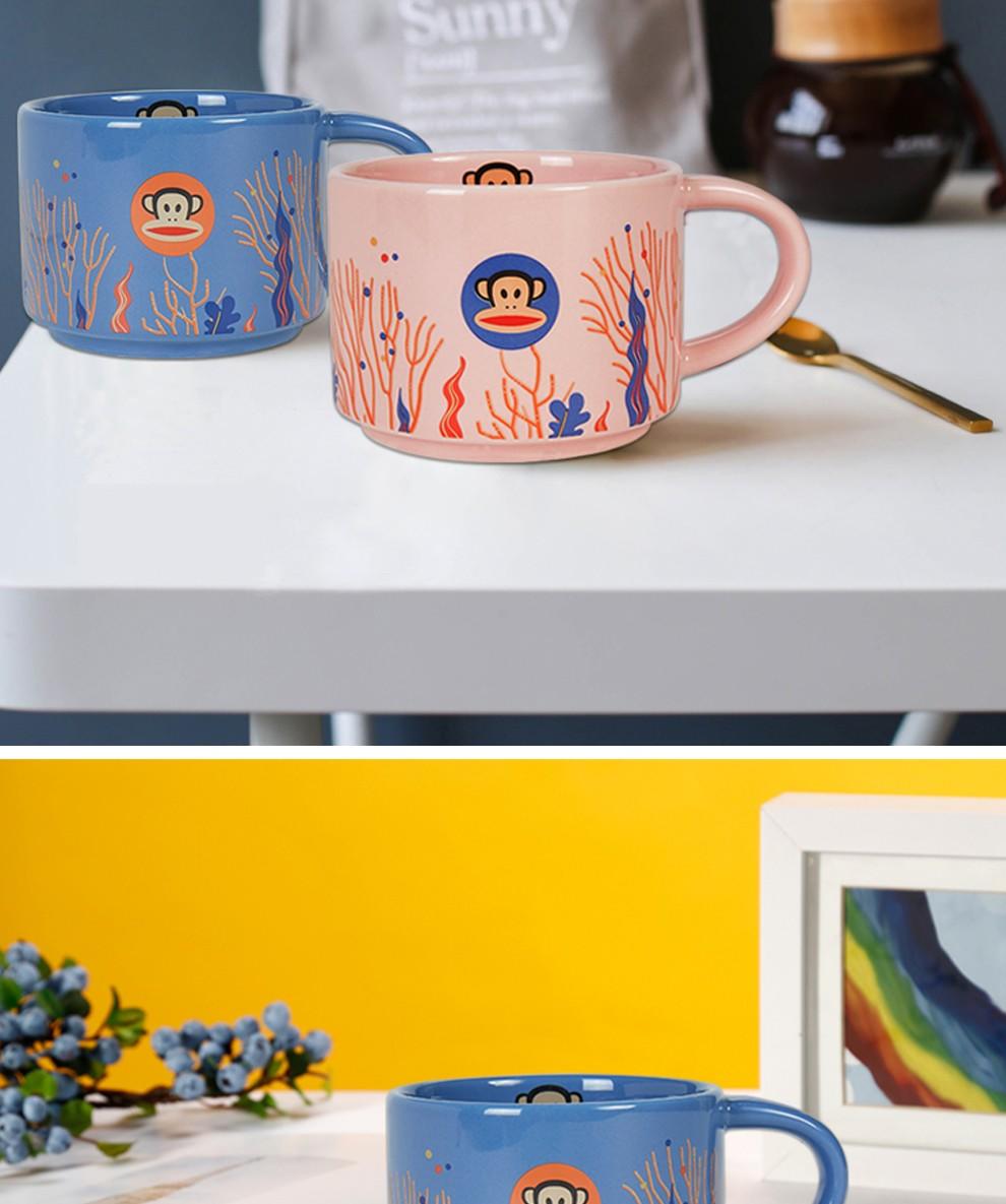 湖南莱格商贸有限公司,【大嘴猴】(paul frank)家用陶瓷马克杯情侣