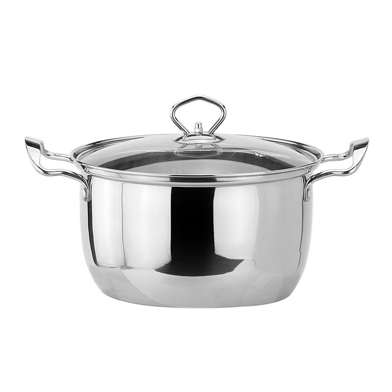 乐厨世家 不锈钢汤锅双耳弧形锅,嘉联国际贸易(天津)有限公司