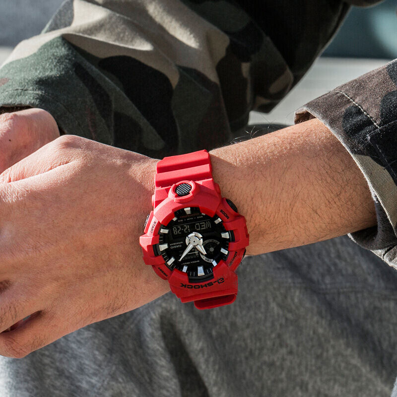 卡西欧 手表双显大表盘ga-700-4a,余姚市宜品日用百货商行