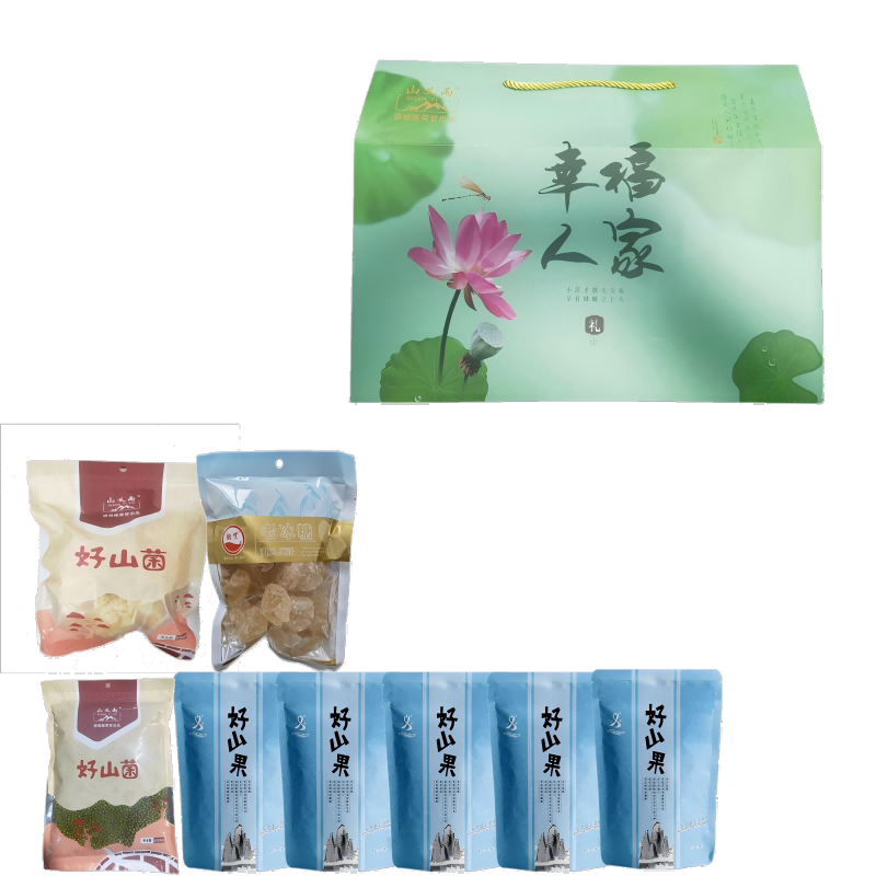 山义雨  绿豆冰糖红枣清凉礼盒2348g