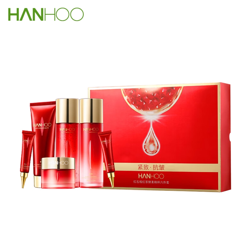 韩后  新款红石榴红茶酵素精粹六件套HH-356