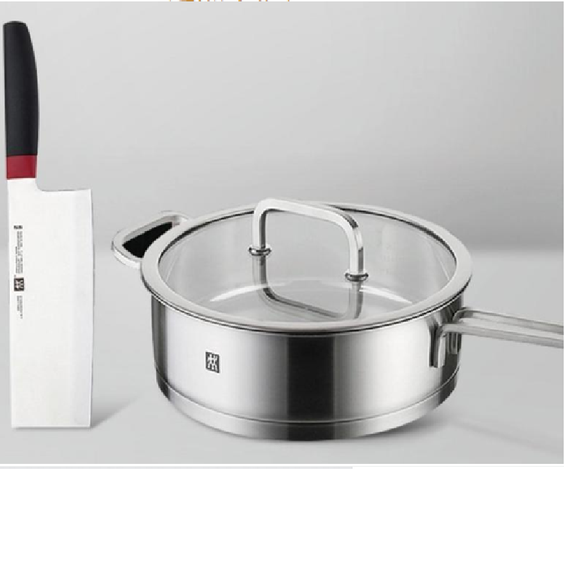 双立人煎炒锅+刀具套装