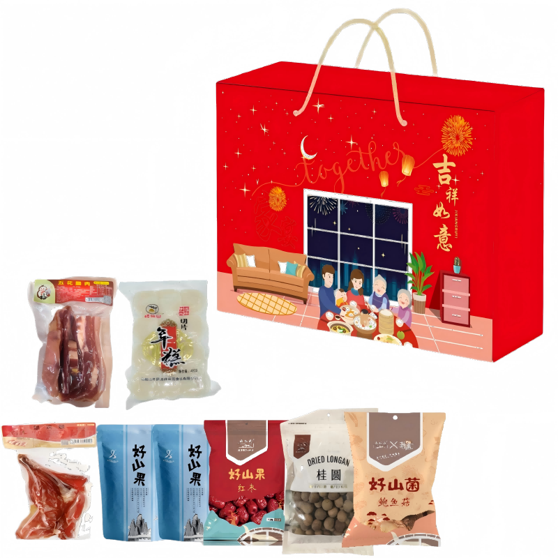 山义雨  香菇黑木耳腊肉礼盒1666g