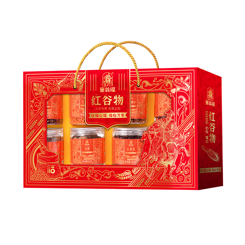 塞翁福  红谷物杂粮礼盒2145g