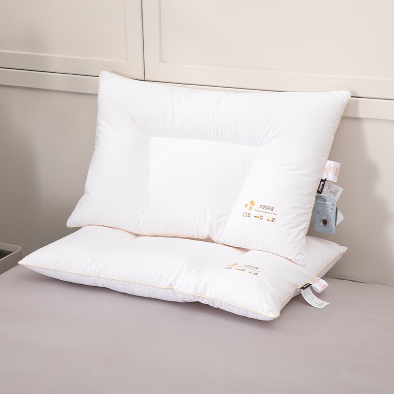 多喜爱  全棉抗菌大豆定型对枕