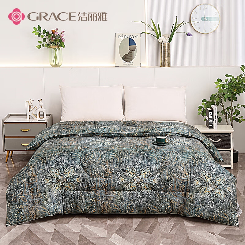 洁丽雅  摩纳哥印花被2500g