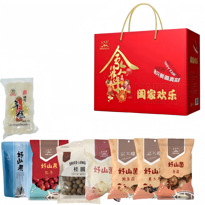 山义雨  香菇木耳桂圆莲子礼盒1408g