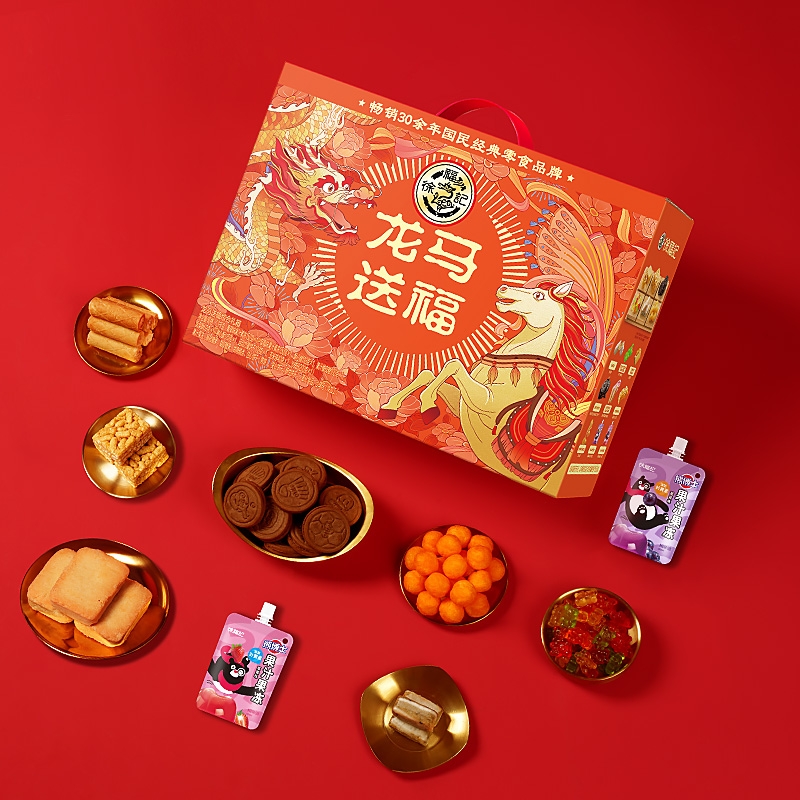 徐福记  龙马送福零食礼盒1100g