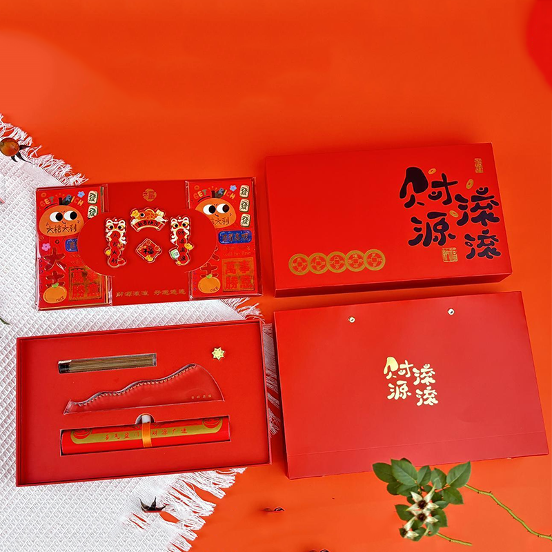 东客集  财源滚滚日历摆件檀香礼盒