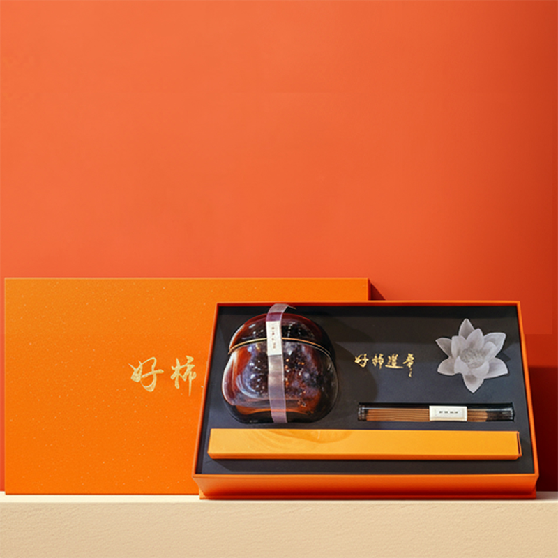 东客集  好柿莲年好柿茶具香插礼盒