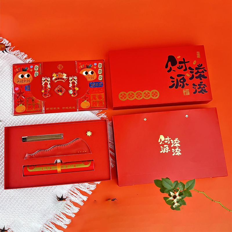 东客集  财源滚滚日历摆件檀香礼盒