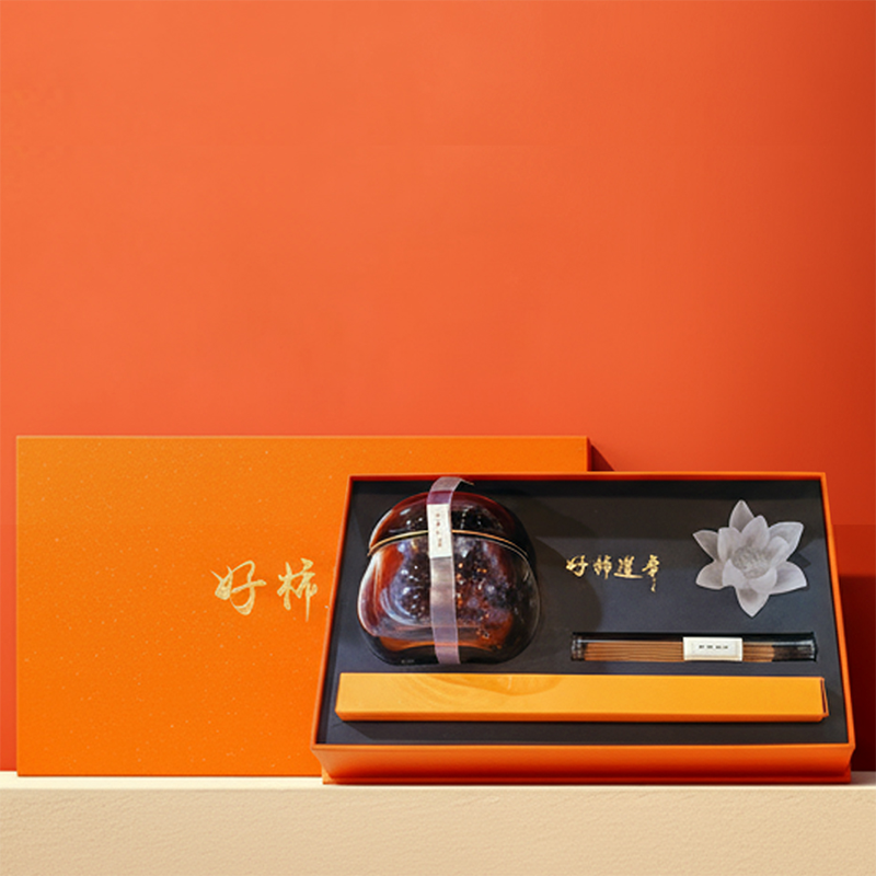 东客集  好柿莲年好柿茶具香插礼盒