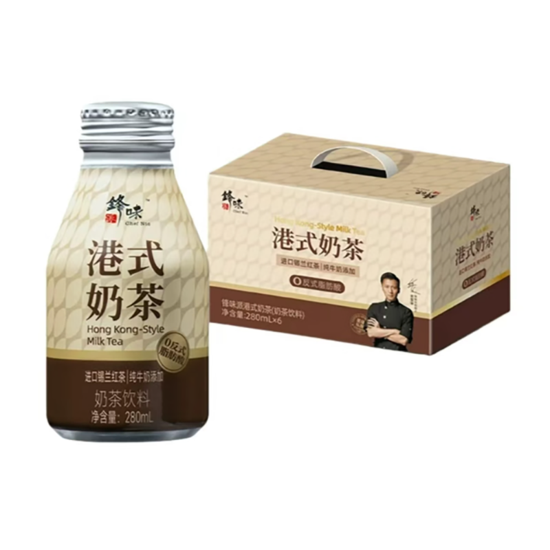 锋味派  港式奶茶280ml*6瓶