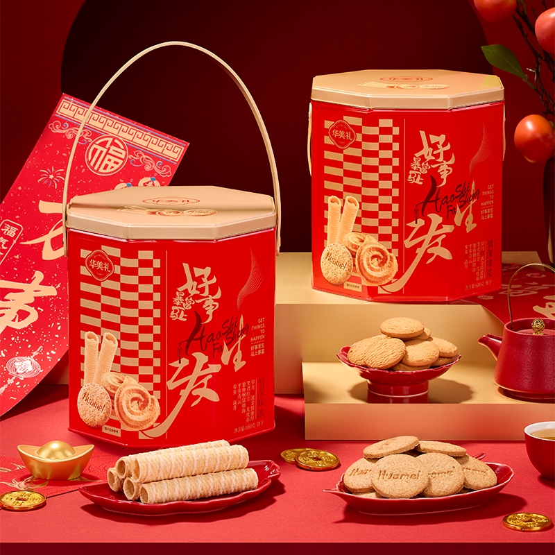 华美  好事发生情深味浓零食礼680g