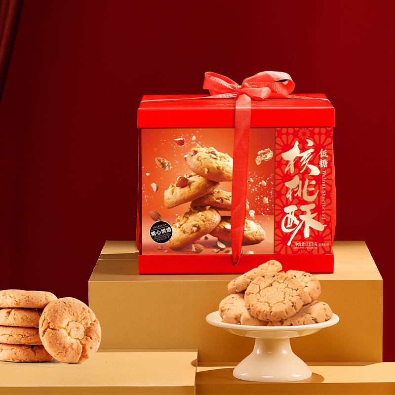 华美  低糖核桃酥1600g