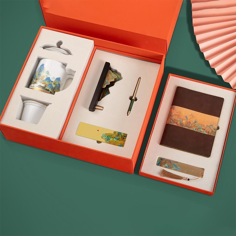正私享  千里江山办公杯六件套礼盒ZSX-JS016