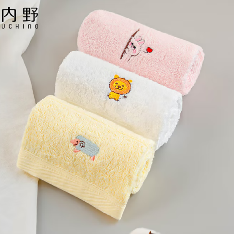 内野  日式刺绣儿童巾3条装WPHG30001-N