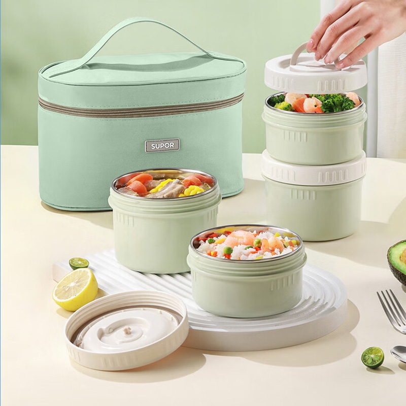 苏泊尔  316不锈钢饭盒四件套TK24006E1