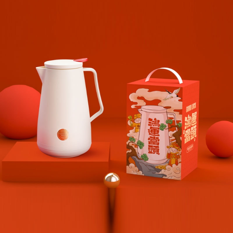 加佳礼物  鸿运当头保温壶1LHYDT-1