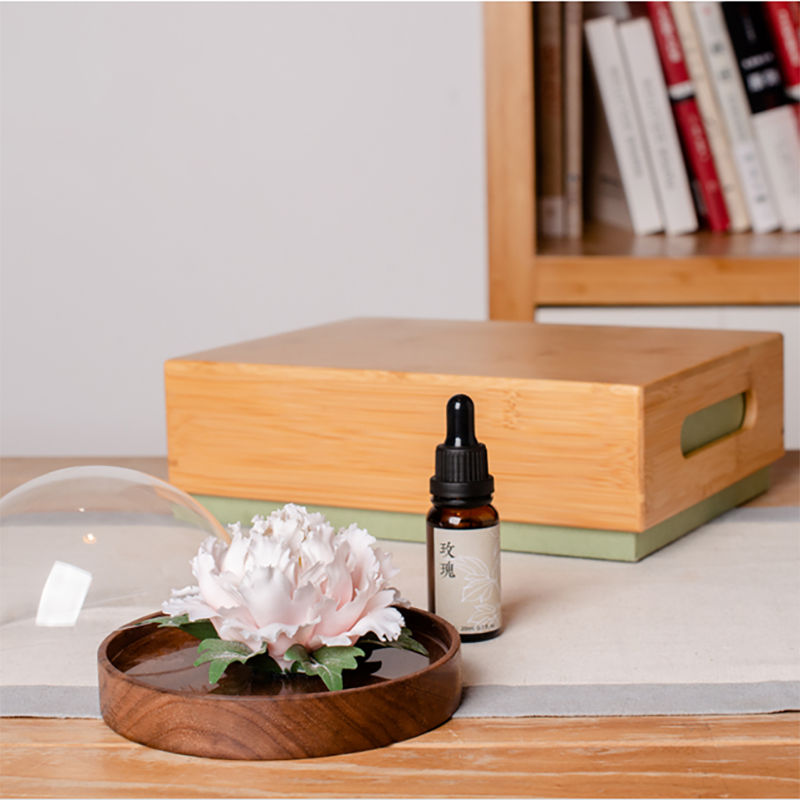 乐乐造礼  国色典雅陶瓷捏花玫瑰香氛套装