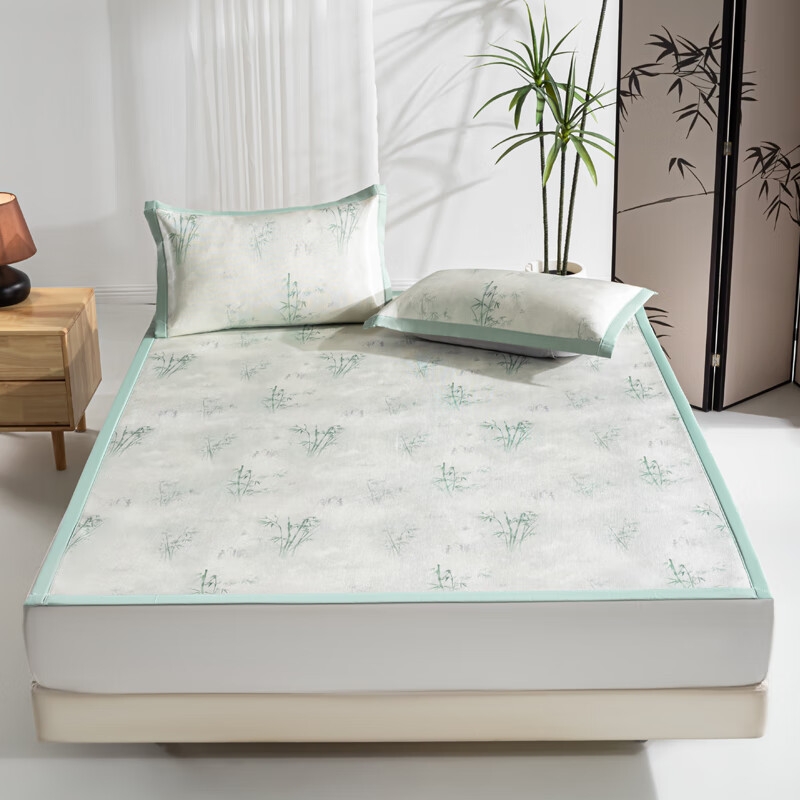 多喜爱  青竹丹枫冰丝席三件套