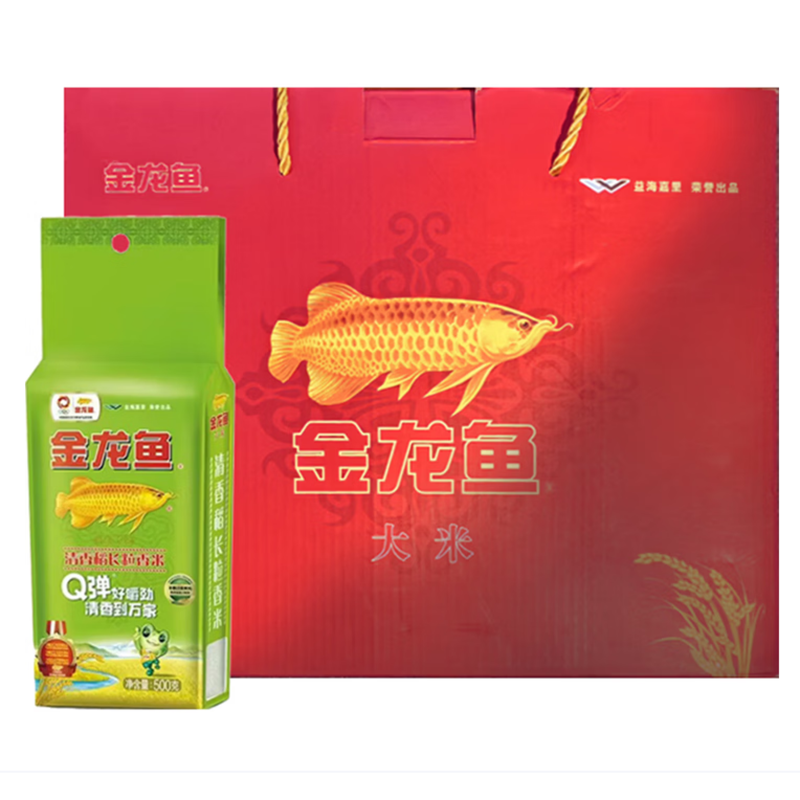 金龙鱼  清香稻长粒香大米礼盒5kg