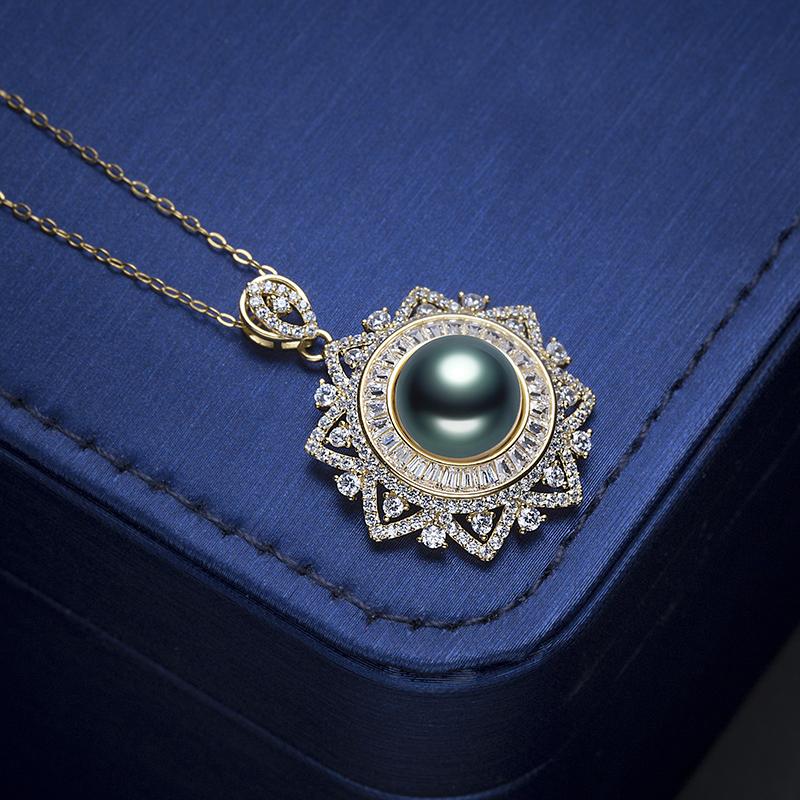 奥利维拉 大溪地黑珍珠吊坠333029,永圣实业(海南)有限公司