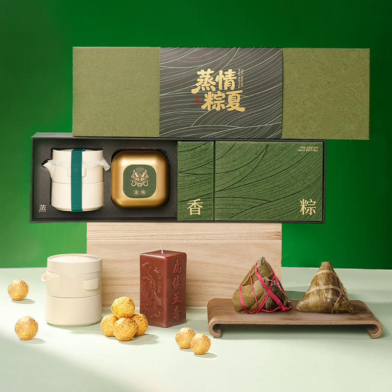 东作家  预售蒸情粽夏茶具粽子礼盒