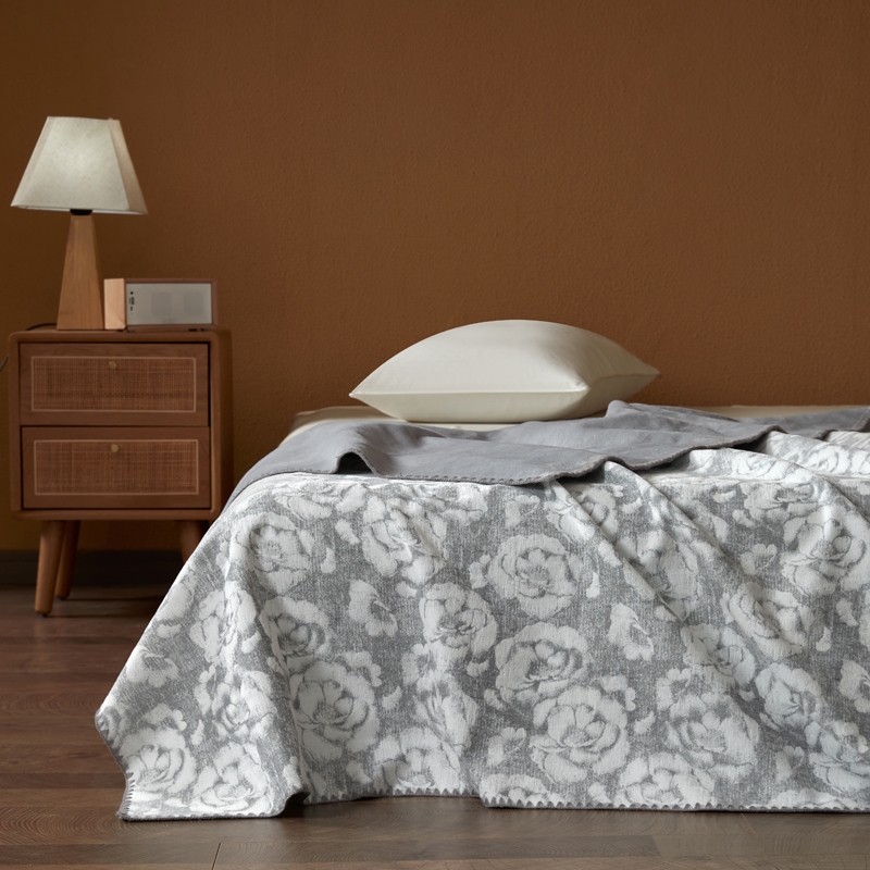 無印良品  国色天香雕花复合毯MJ-Q2025-0377