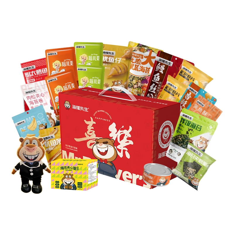海狸先生  19包海洋零食礼盒1533gJL-C6
