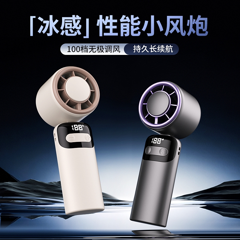 遥里逊  折叠便携桌面手持风扇冰敷制冷YLX-2148