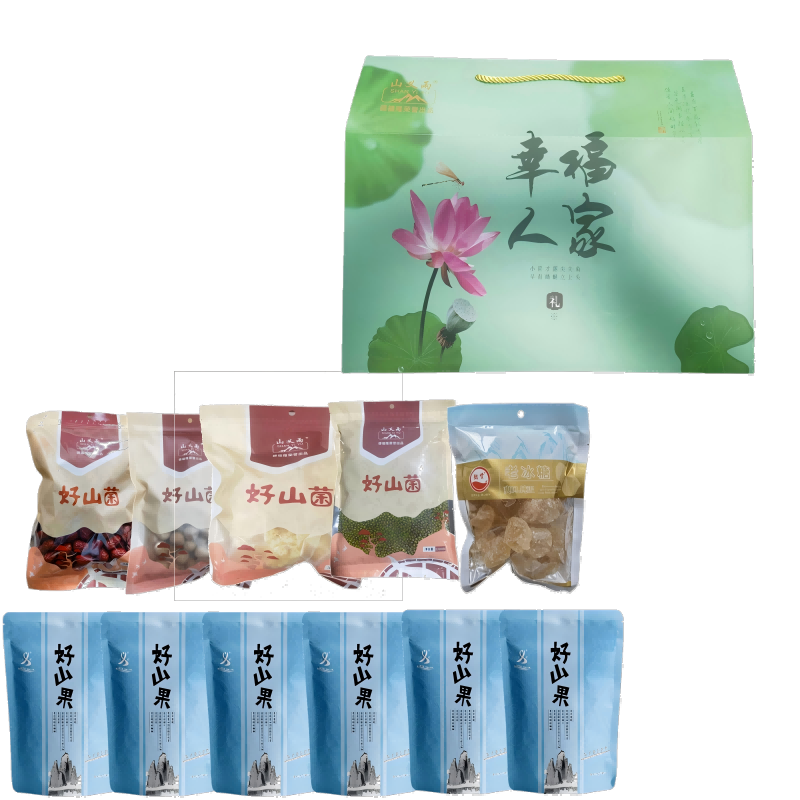 山义雨  绿豆银耳莲子清凉礼盒2982g