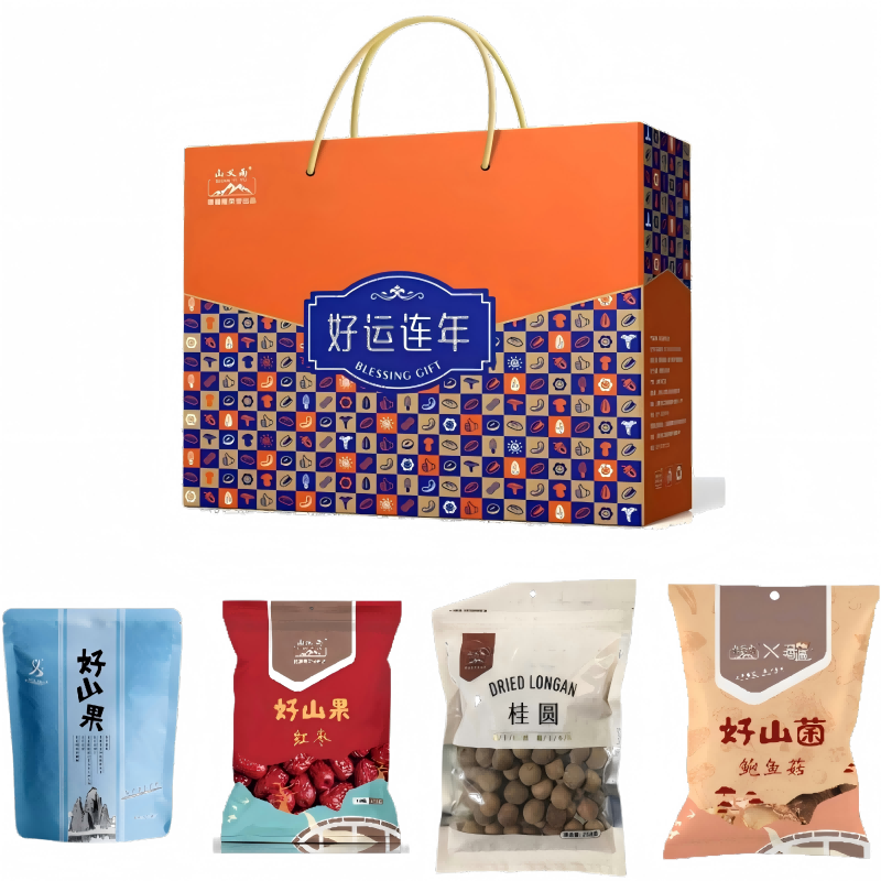 山义雨  黑木耳鲍鱼菇干货礼盒666g