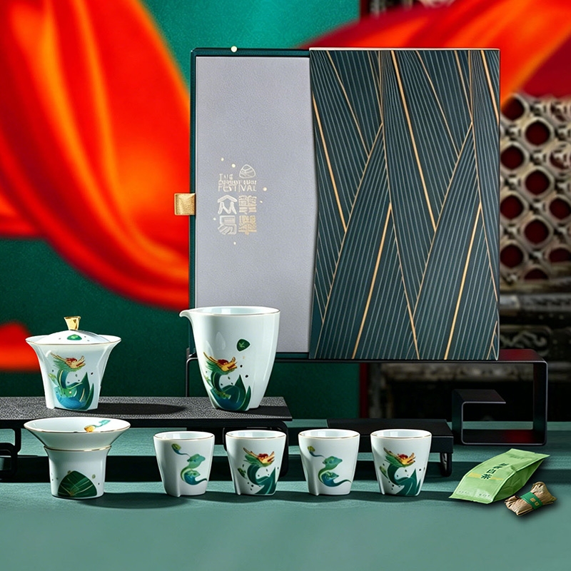 万春和  龙腾安康端午茶具套装