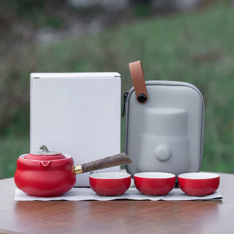 易硕  柿柿如意自动泡茶神器旅行茶具YS-288