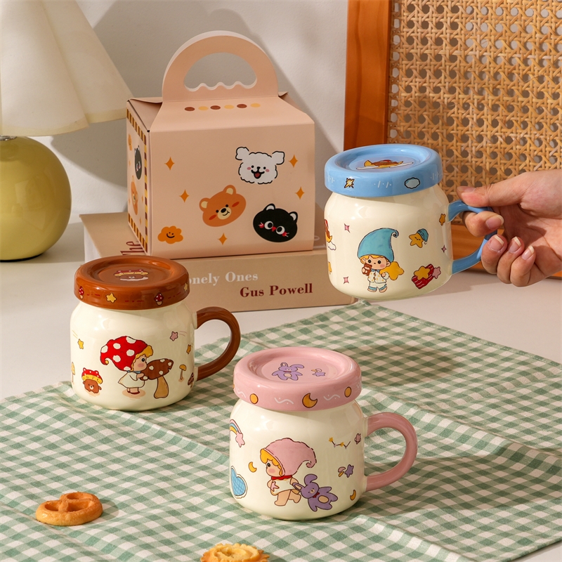 小星星陶瓷杯礼盒装400ml0624