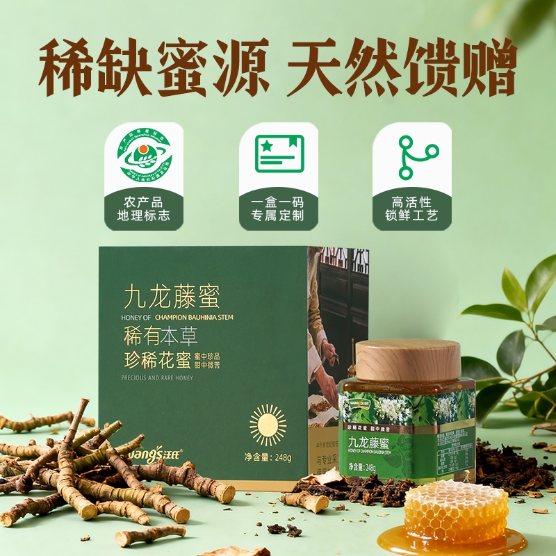 汪氏  九龙藤蜜礼盒248g