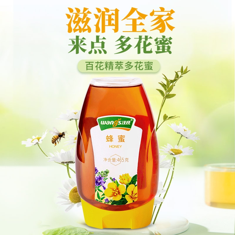 汪氏  百花蜂蜜465g
