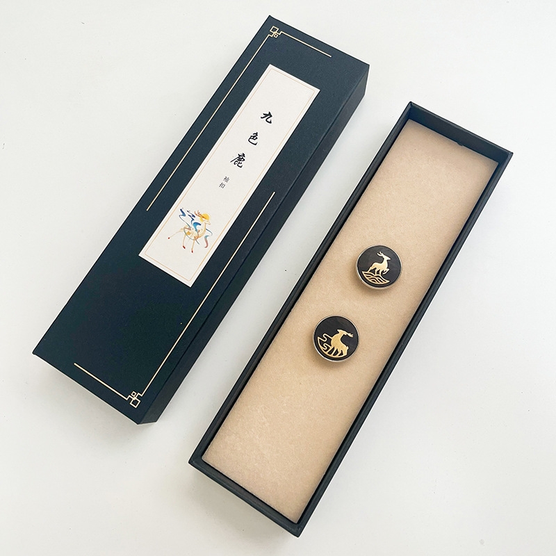 尚元堂  九色鹿袖扣2件套礼盒伴手礼