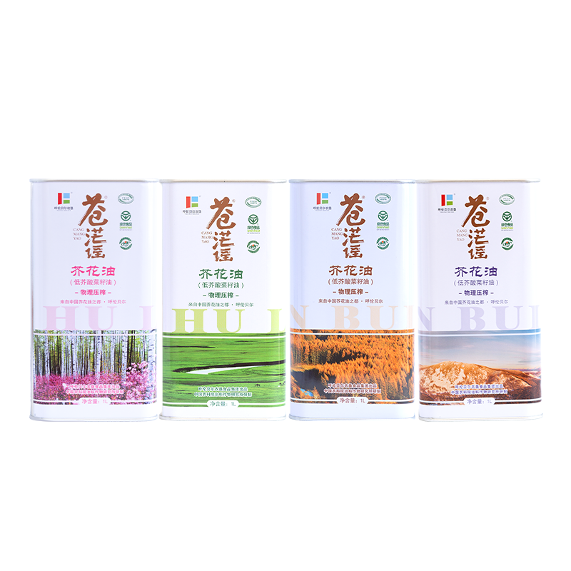 苍茫谣  芥花油春夏秋冬1L*4瓶礼盒装