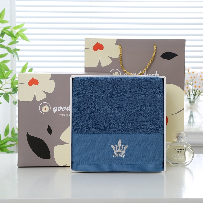 奥来纯  沙皇纯棉浴巾单条礼盒高档伴手礼