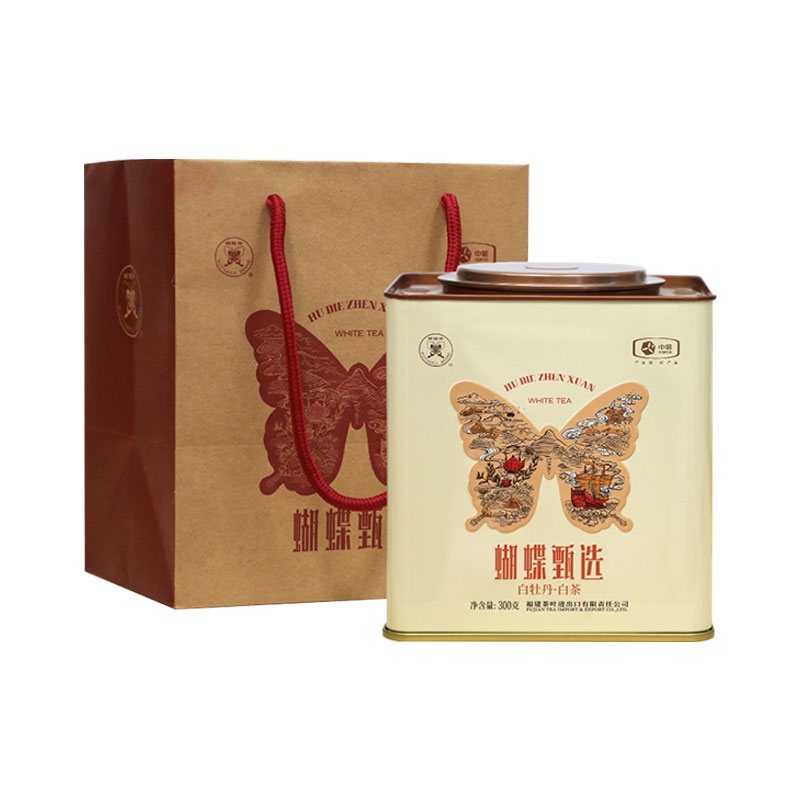 中茶  蝴蝶51016甄选白牡丹300g