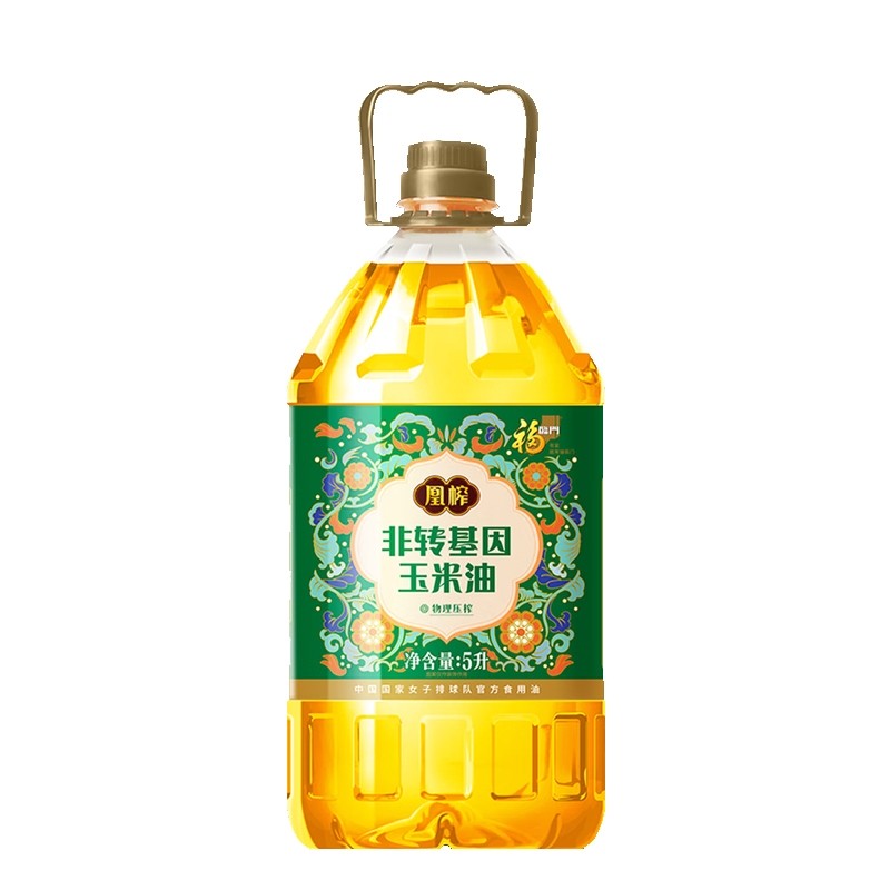 福临门  凰榨非转基因玉米油5L