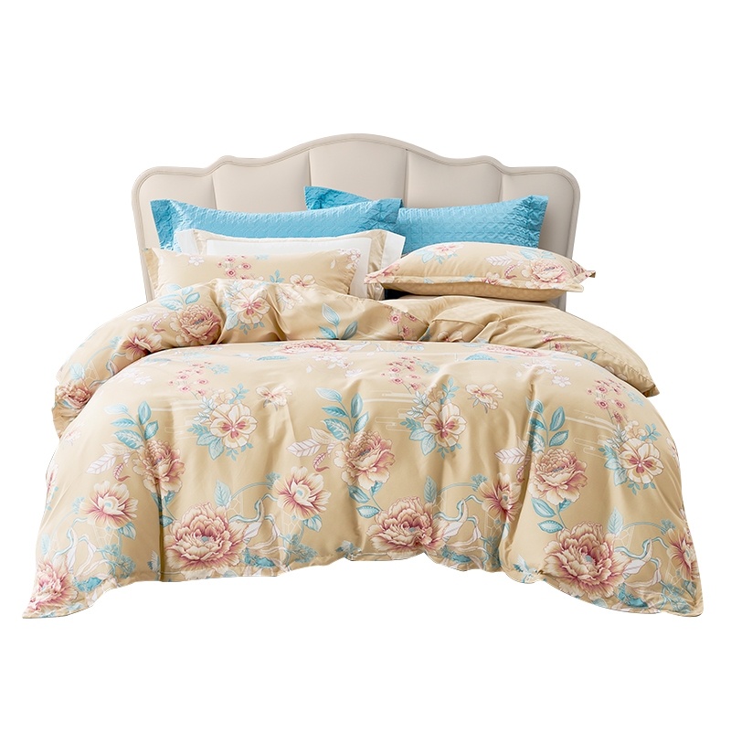 富安娜  纯棉四件套鎏金韵律203*229cm