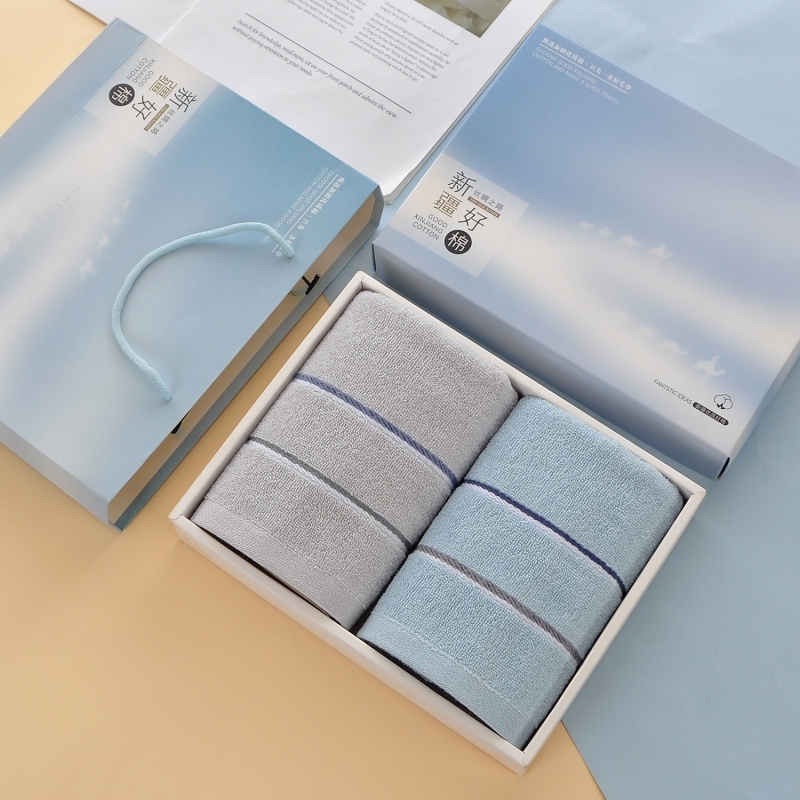 奥来纯  超柔7A抗菌双巾礼盒