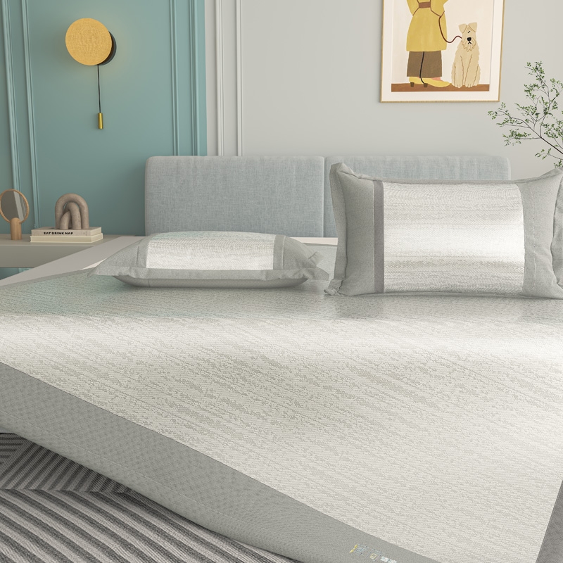 圣夫妮  抗菌水洗冰丝席三件套1.8米SFN-148