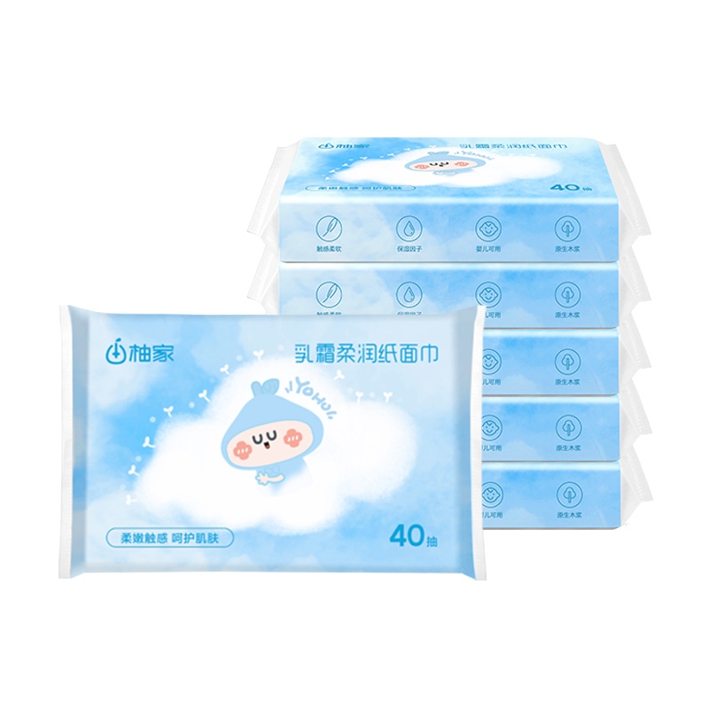 柚家  保湿纸巾5包170466