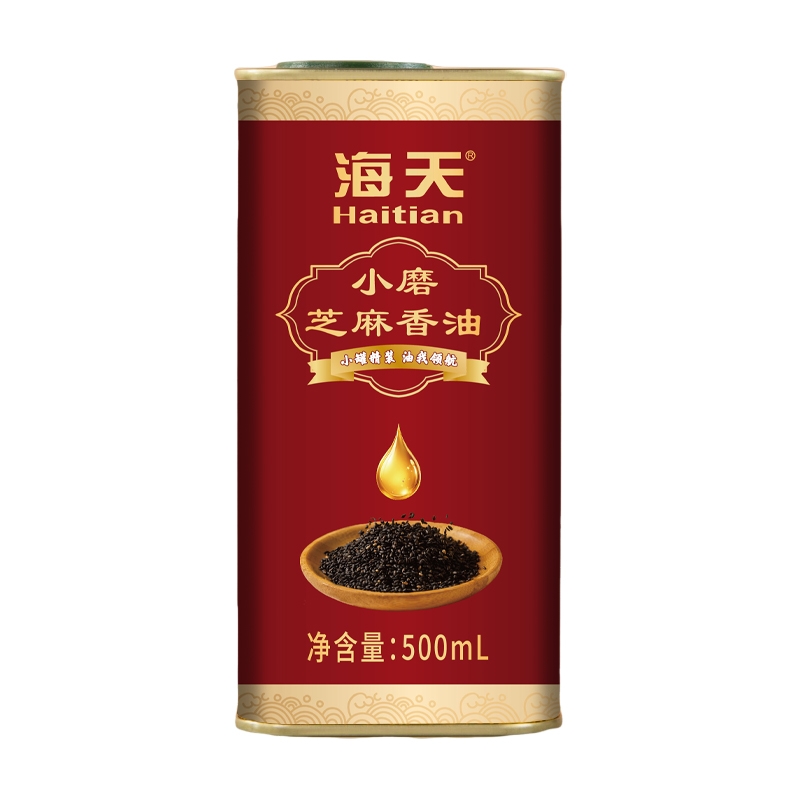 海天  小磨芝麻香油铁瓶500ml