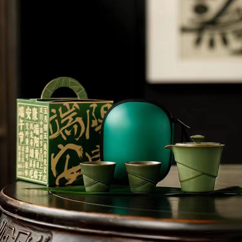 品舰  端阳安康C端午旅行茶具PJJR017