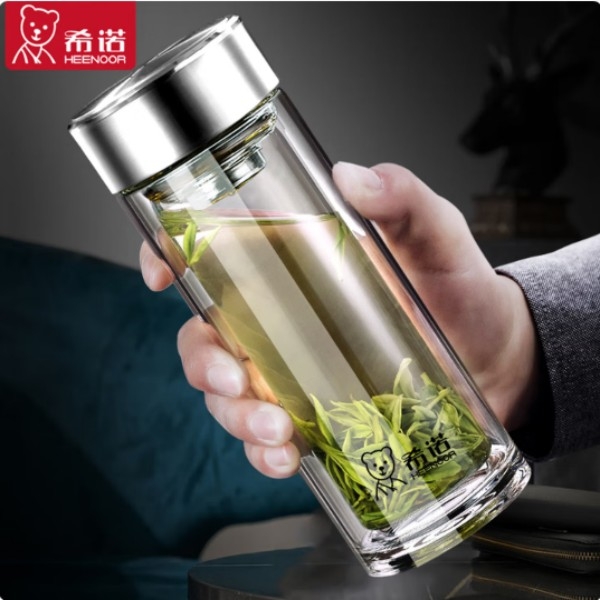 希诺  双层玻璃杯360MLXN-9381